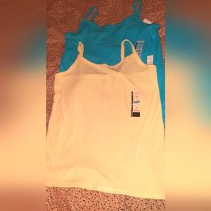 2 Teen Girls Junior ribbed tank tops size XXXL (21) NWT
